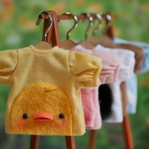 Cute animals short sleeve T-Shirt for Blythe, Qbaby, Monst, Holala, Ododo dolls.