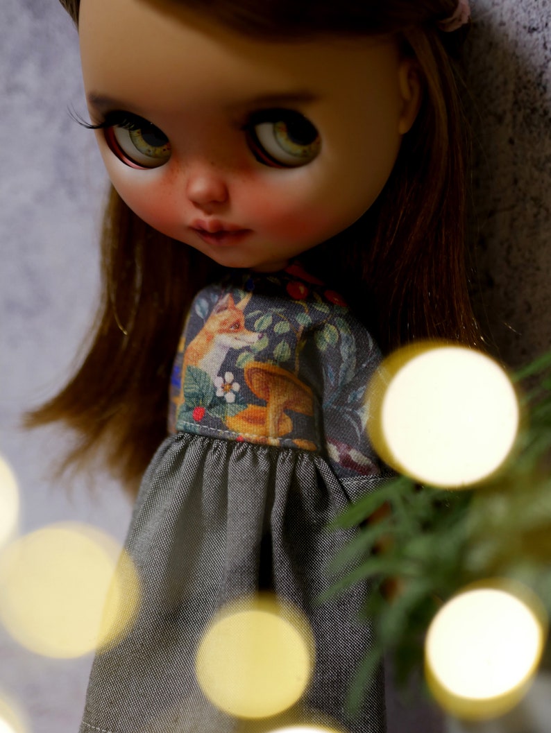 Autumn Life dress for Blythe doll.
