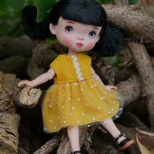 Süßes leuchtend gelbes Kleid für Holala Bokka Hachichi | Etsy