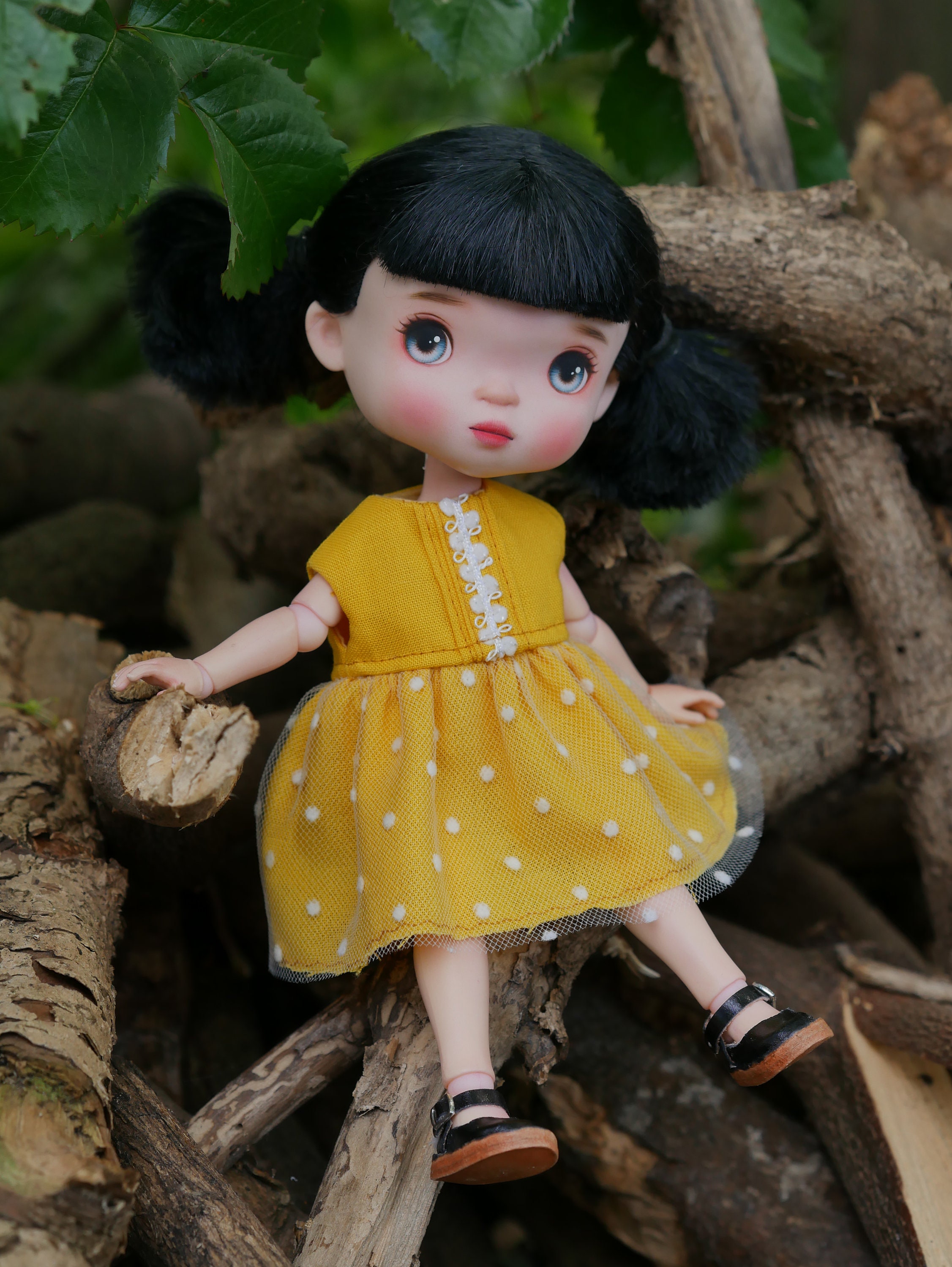 Süßes leuchtend gelbes Kleid für Holala Bokka Hachichi | Etsy