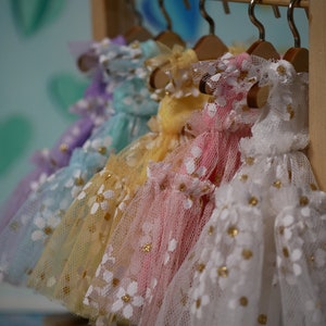 Beautiful flowers Tulle dress for Blythe.