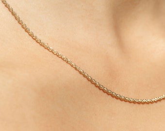 Everyday Dainty Gold Rope Chain Necklace - Lihau