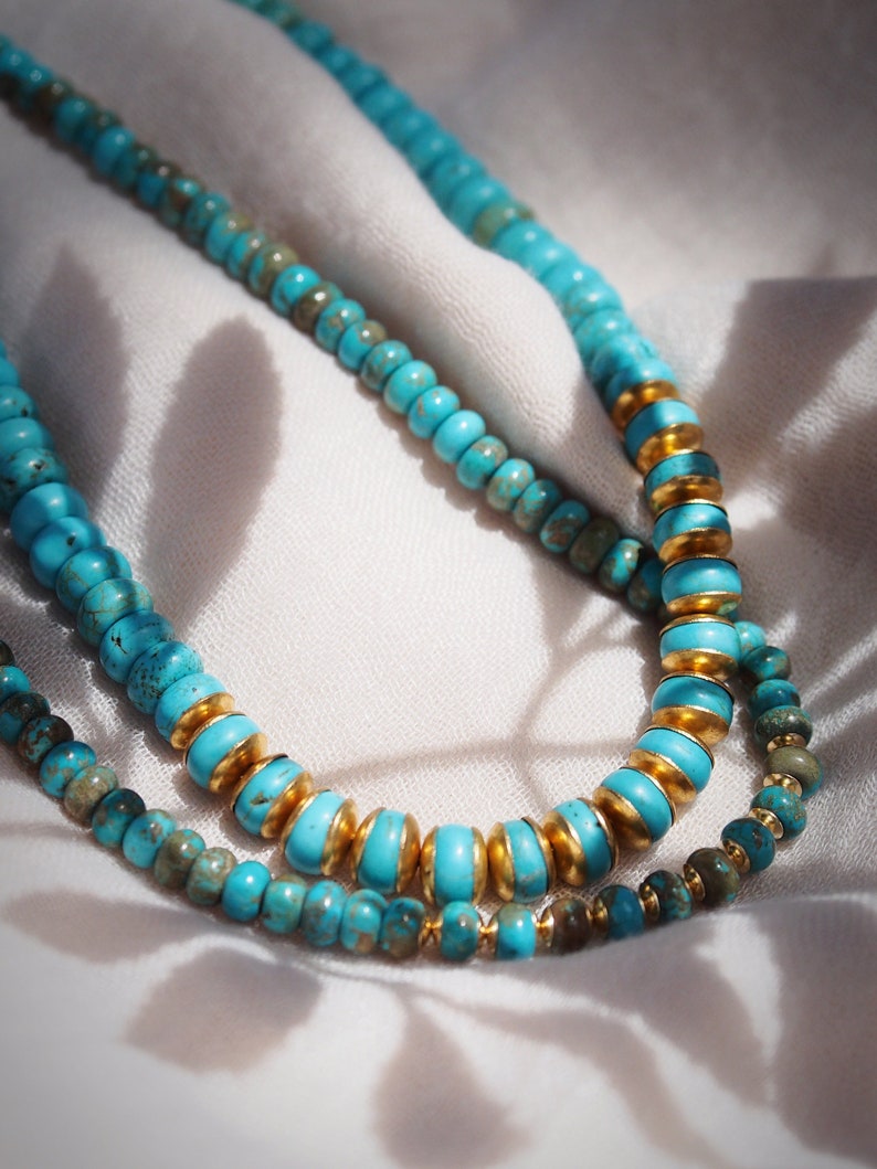 Turquoise Gemstone Necklace Ka'ohu image 2