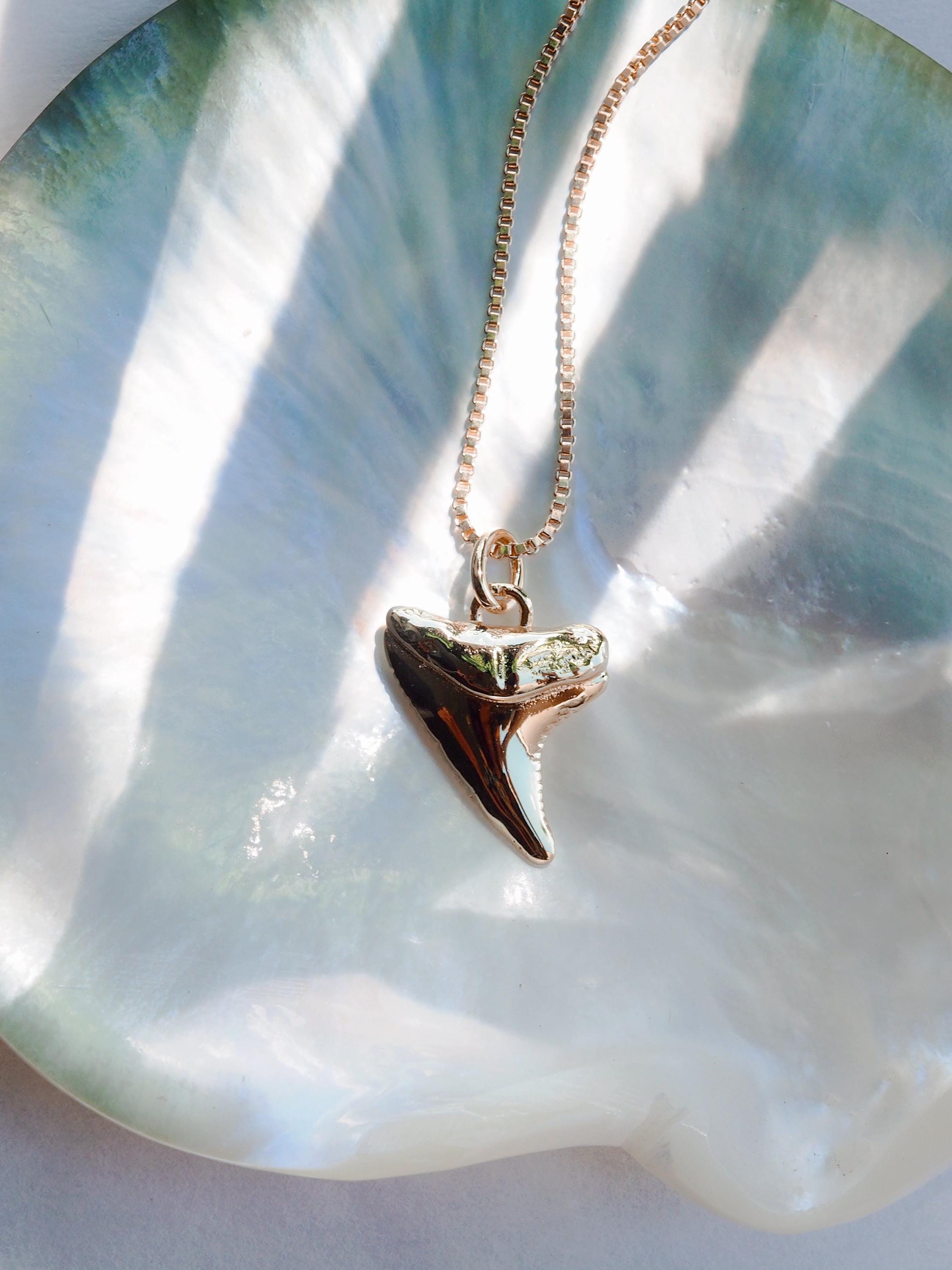 Gold Shark Tooth Necklace - Mano - Etsy Canada