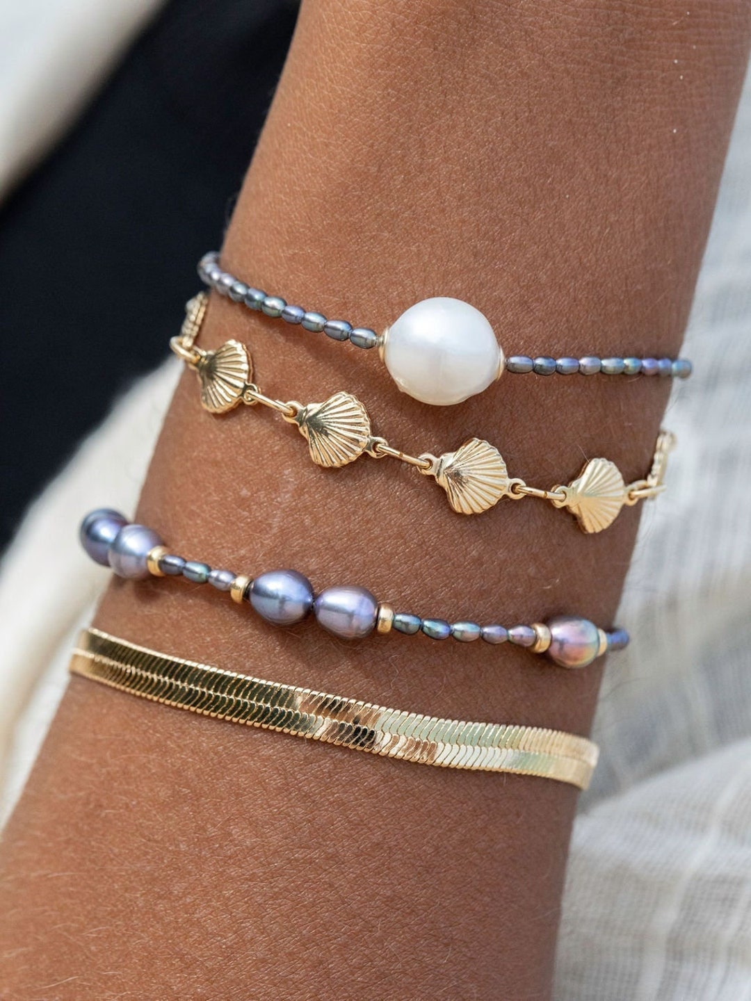 Anni lu baroque pearl bracelet clearance
