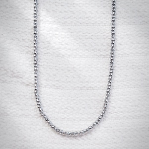 Unisex Men&#39;s Stainless Steel Popcorn Chain - Kaiholo