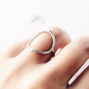 Silver Circle Ring - Pomaika&#39;i