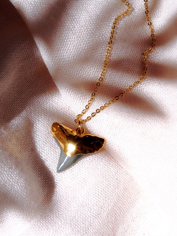 Mano Petite,tiny gold shark tooth necklace gold filled necklace Petite Gold Shark Tooth Necklace shark tooth pendant necklace necklace