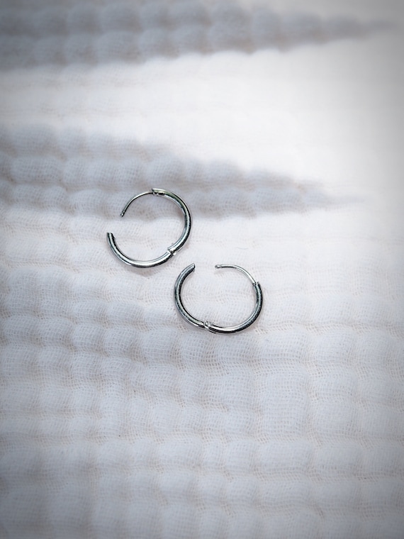 Mannli Set 4-6 Paia Orecchini Uomo Donna In Acciaio Inossidabile 316L – Cerchi E Tondi Con Zirconia, Ipoallergenici