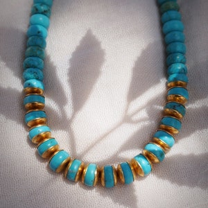 Turquoise Gemstone Necklace Ka'ohu image 4