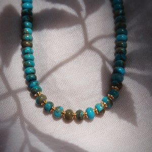 Turquoise Gemstone Necklace Ka'ohu image 5