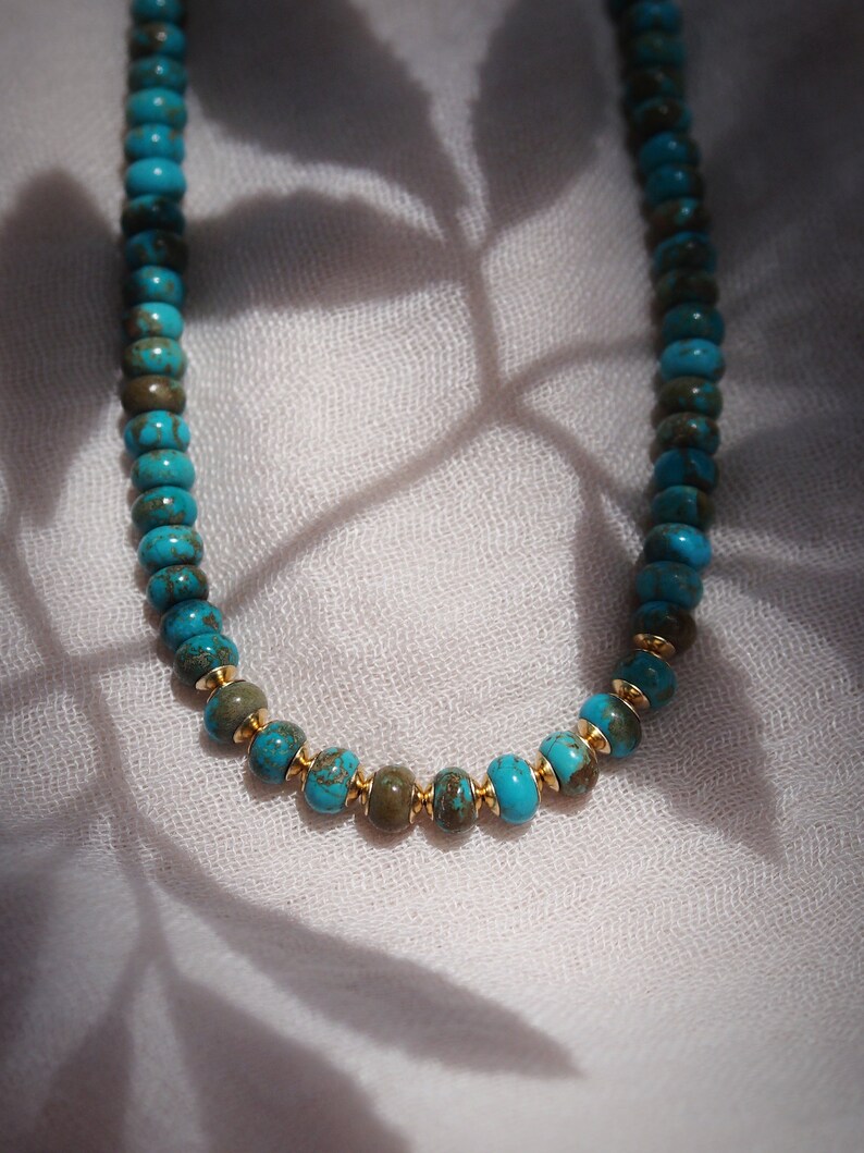 Turquoise Gemstone Necklace Ka'ohu image 5