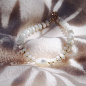 Mother of Pearl Pikake Bracelet - Mauloa
