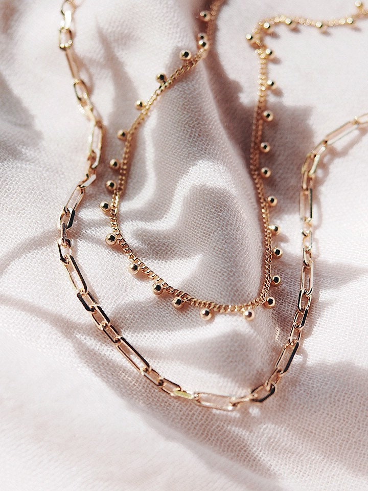SALT. Fine Jewelry  PAPERCLIP CHAIN NECKLACE