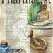 Gina reviewed PRINT:  Pharmacist Mixed Media Drawing on Antique Dictionary
