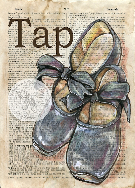 tap shoes drawing