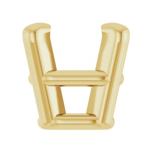 Solid 14K Yellow Gold Emerald-Cut Basket Setting, 4 Prong, 3.5x2.8mm Stone (1/7 ct) – No Stone