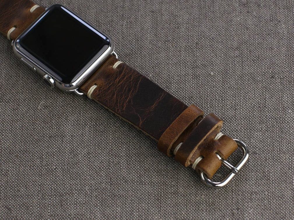 Apple Watch Band 38mm Leather Watch Strap Iwatch Women 40mm | Etsy