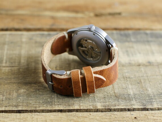 Brown Horween Leather Strap (20mm)