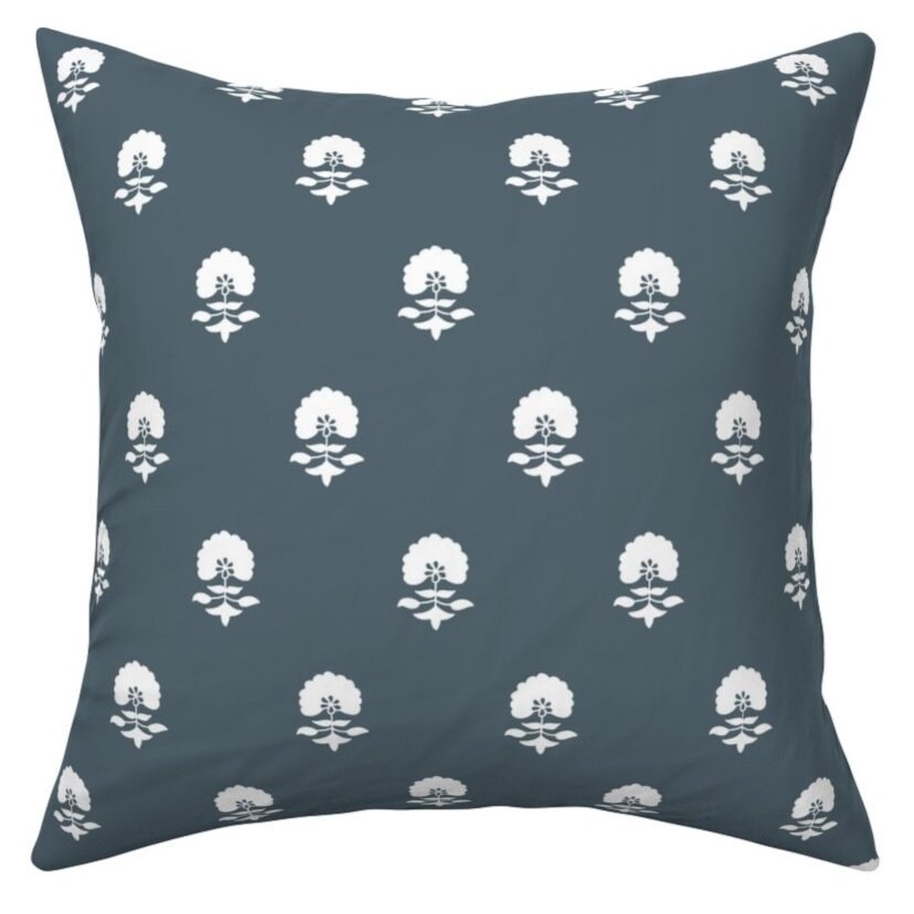 Classic Navy and Blue Bed Pillow Combo Set of 3 Save 15 Etsy