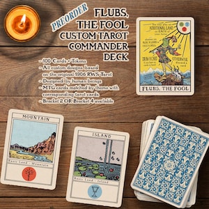 PRE-ORDER Flubs Tarot Full Commander Deck (Competitive)