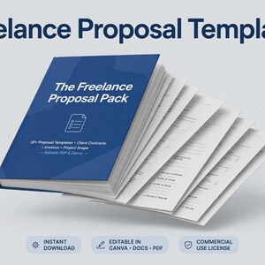 Freelance Proposal Templates Pack, Upwork Client Examples, PDF Guide (Instant Download)