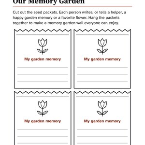 Gardening Activities for Seniors, Large Print Activity Packet, Garden Trivia & Puzzles, Memory Care image 6