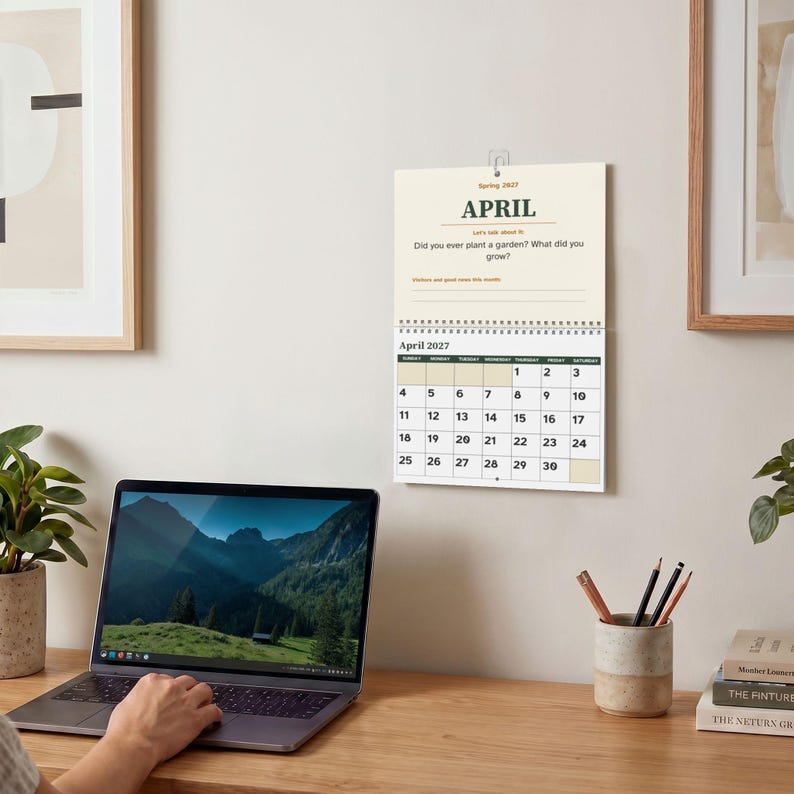Large Print 2027 Easy Read Wall Calendar for Memory Care and Seniors image 6