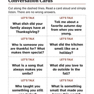 Easy November Activity Packet for Memory Care, Large Print Dementia Activities, Thanksgiving & Veterans Day Puzzles PDF image 6