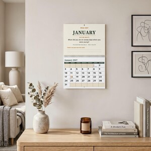 Large Print 2027 Easy Read Wall Calendar for Memory Care and Seniors image 5