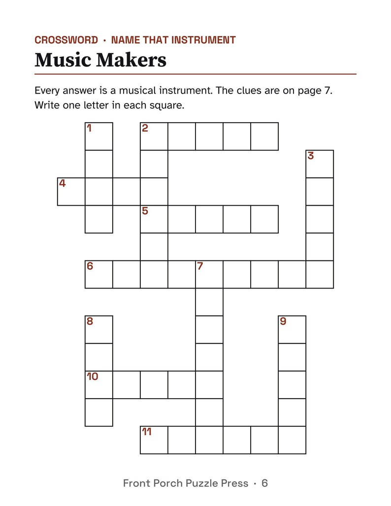 Music Trivia for Seniors, Large Print Activity Packet, Oldies Sing Along & Puzzles, Memory Care image 4