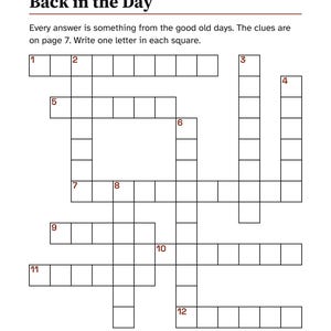 Paquete de actividades en letra grande para personas mayores, rompecabezas y trivias para el Día de la Madre y el Día de los Caídos. imagen 4