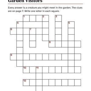Gardening Activities for Seniors, Large Print Activity Packet, Garden Trivia & Puzzles, Memory Care image 4