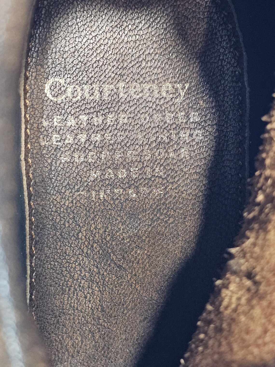 Courteney Boot Co Men's Safari Boots Size UK 12 (Fits Men's US 13) Handmade Leather, foto 4 di 5