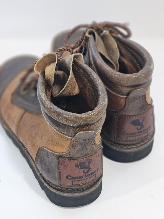 Courteney Boot Co Men's Safari Boots Size UK 12 (Fits Men's US 13) Handmade Leather