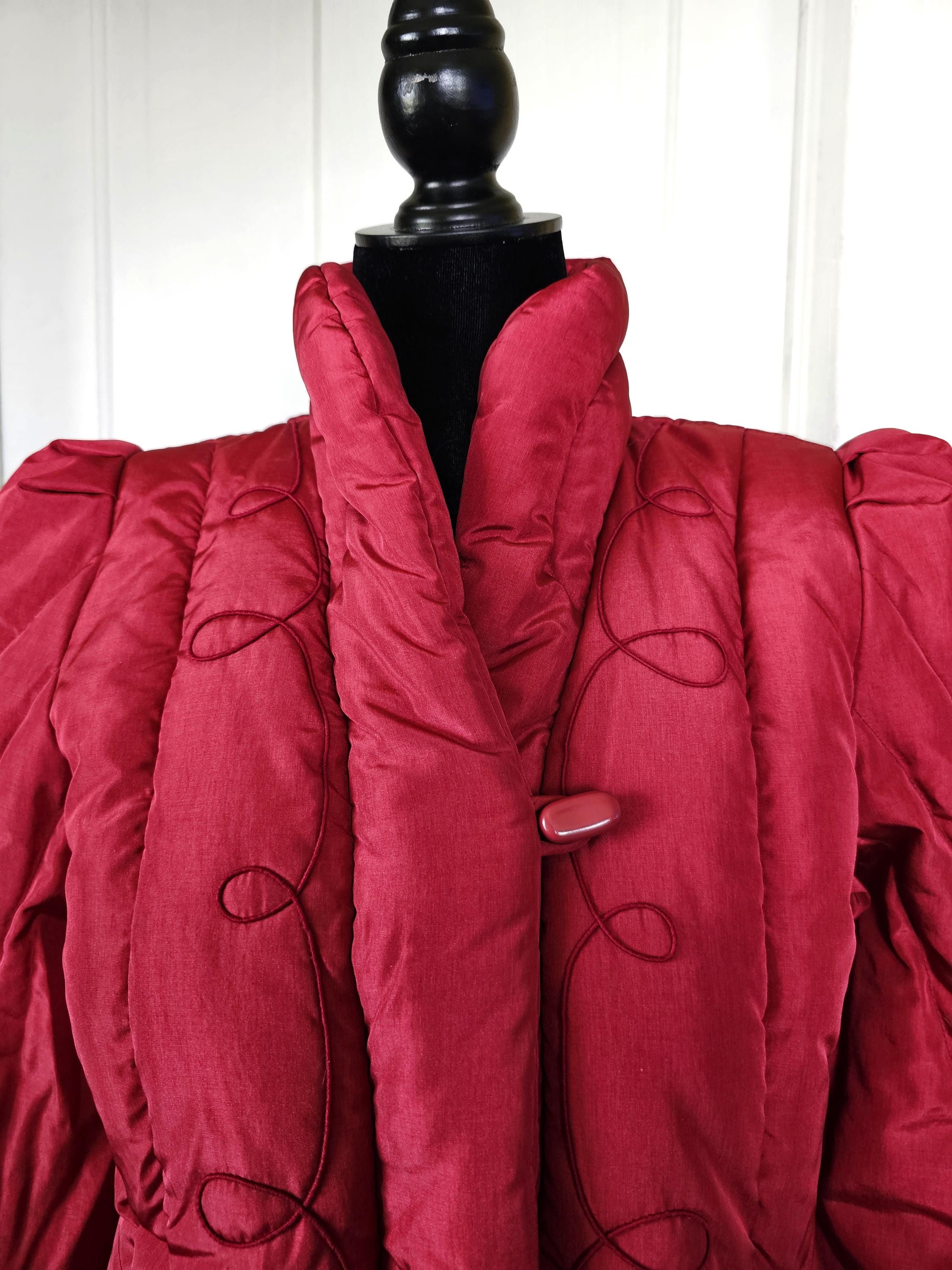 1980s Coat Long Womens Puffer - Etsy