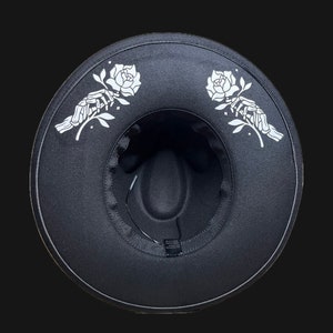 Wide Brim Hat, Witch Hat, Moon Hat, Goth Hat