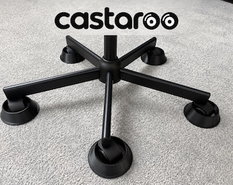 Castaroo Office Chair Castor Wheel Cable Protector – 5 Pack | Fits IKEA Malskär, Markus, Flintan, Skruvsta & Sporren