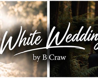 B Craw White Wedding Preset Pack