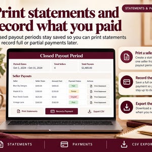 Consignment Payout Tracker | CSV Reconciliation, Error Checks & Consignor Statements image 5