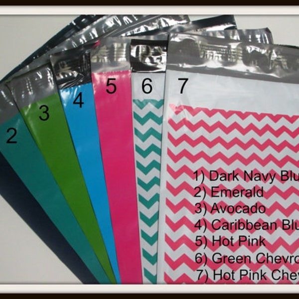 Reserved Listing - 200 Total - 100 6x9 & 100 9x12 Poly Mailer Envelopes - NEW - You pick the Colors