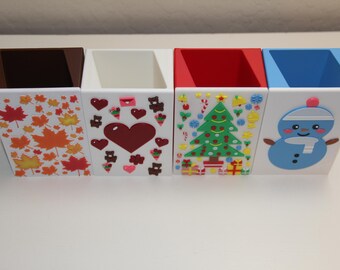 Interchangeable Soap Holder Plates for Every Occasion, Halloween Christmas Valentine Easter, 3D Printed