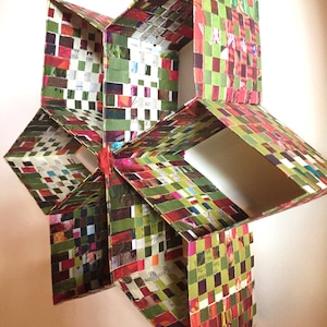 6 Point Paper Star/Original Paper Weaving Art