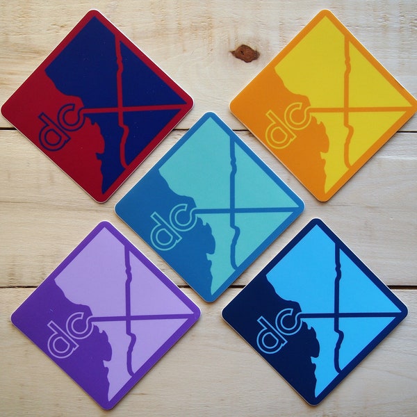 Map of Washington Dc Neighborhoods Etsy