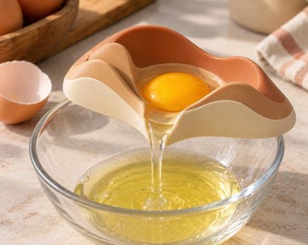 Separador de huevos de duna del desierto, impreso en 3D, utensilio de cocina, herramienta para hornear, regalo.