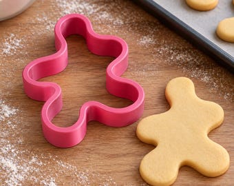 Abstract Lava Lamp Cookie Cutter, 3D Printed, Unique Baking Tool