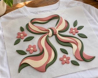 Camiseta con estampado de bufanda de seda fluida, transferencia de tela impresa en 3D personalizada, decoración artística para vestir.