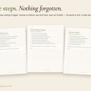 Debt Payoff Planner, Snowball & Avalanche Tracker (PDF + Excel) image 2