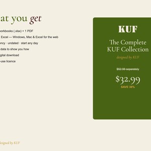 KUF Life, Budget, Wedding Planners + AI Prompts Bundle (Digital Download) image 3