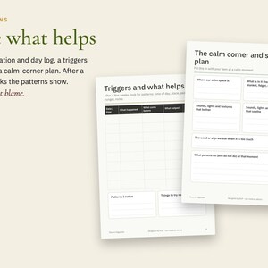 ADHD Autism Parent Organizer, School Meeting Notes, Medication Log (PDF + Excel) image 5